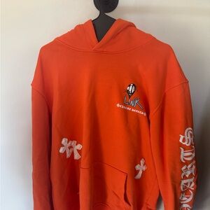 Orange Graphic Hoodie